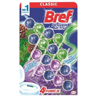 Bref ProAction zawieszka WC lawenda sosna, 4x50 g