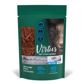 Virtus cat mini strips con salmone 40g 40g