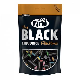 Tacos De Regaliz Negro Rellenos Fini 180 Gr.