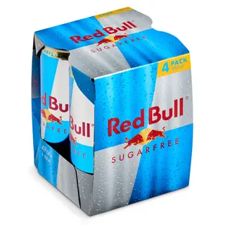 Red bull - Bebida Energética Sugar Free - Red Bull - 4X25Cl
