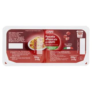 Crai Pancetta affumicata a cubetti 2 x 100 g