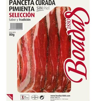 Panceta Boadas Con Pimienta 80 G