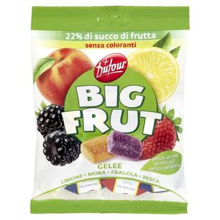 Dufour Big Frut Gelee Limone - Mora - Fragola - Pesca 150 g