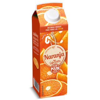 Zumo De Naranja Con Pulpa Dia Saborfera 1 L