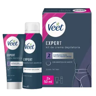 Veet Expert Kit de Depilación Intima Pack 200ml