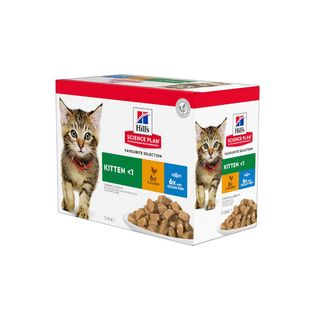 Hill'S Science Plan Kitten Pollo Y Pescado Sobre Para Gatos Multipack 1.02Kg