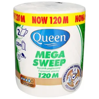 Queen Ręcznik papierowy MEGA SWEEP 120 m