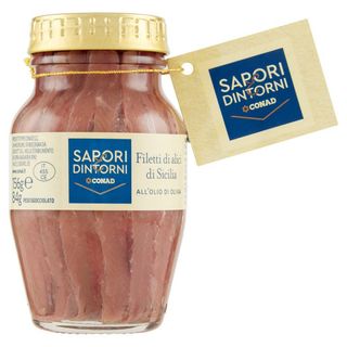 SAPORI & DINTORNI CONAD Filetti di alici di Sicilia all'Olio di Oliva 156 g - 80129059