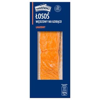 Marinero Łosoś wędzony na gorąco, łagodny, 125 g