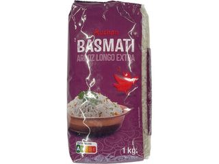 ARROZ BASMATI AUCHAN:EXTRA LONGO 1KG