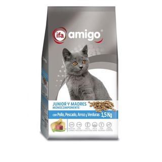 IFA AMIGO Comida Gatos Junior Con Pollo, 1,5Kg