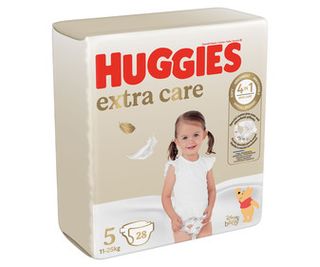 Pañales Huggies Extra Care Disney Talla 5 (11-25 Kg)28Ud