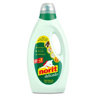 Detergente Máquina Líquido Delicado Norit Botella 37 Lavados
