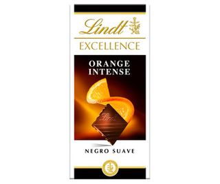 Chocolate Negro con Naranja y Almendras Lindt 100 G.