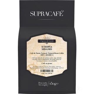 SUPRACAFÉ Café Molido Etiopía Sidamo 250 G