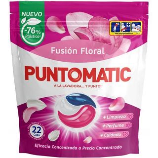 Detergente En Cápsulas Floral Puntomatic, Bolsa 22 Dosis (25926189)