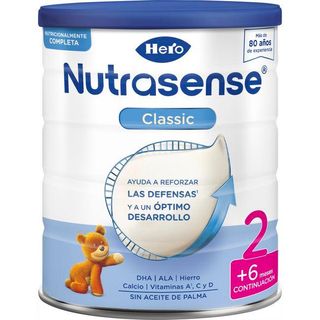 Leche Infantil Classic 2 Hero Nutrasense, Lata 800 G (26166777)