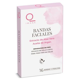 Banda Depilatoria Facial Aloe Vera Imaqe De Dia Caja 16 Unidades