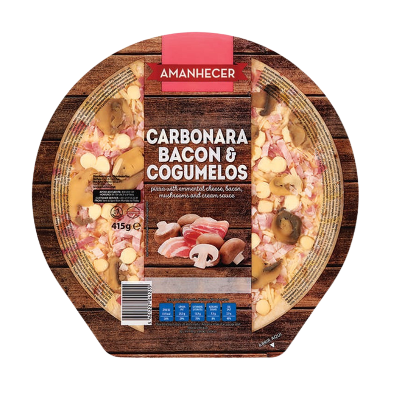 Amanhecer Pizza Fresca Carbonara 415g