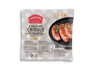 SALSICHAS CAMPOGRILL  CRIOULO FRANGO 360G