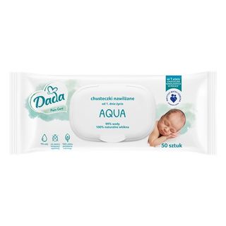 Dada Chusteczki nawilżane Aqua, 50 szt.