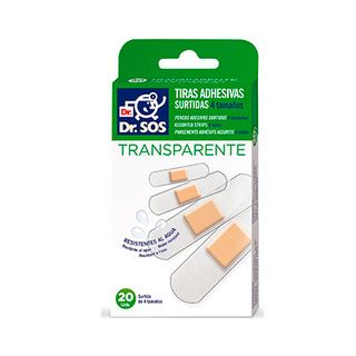 Apósitos Tranparentes Tamaños Surtidos 20 Uds. Dr. Sos (8411719509203)