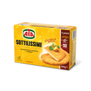 Aia Sottilissime Cotolette Di Filetti Di Pollo Surgelato 280 G