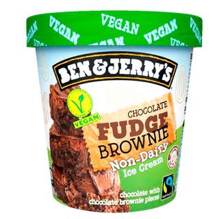Ben&Jerrys helado vegano de fudge brownie 382 g