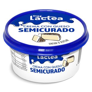 Crema Con Queso Semicurado Dia Láctea Tarrina 125 G
