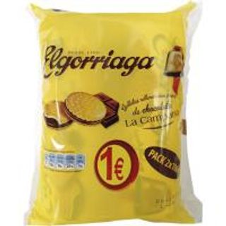 Galleta Rellena De Chocolate Elgorriaga, Pack 2X180 G (17537630)