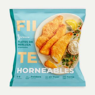 Merluza Empanada Horneable B.600G