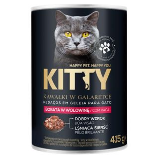 Kitty Karma dla kota bogata w wołowinę, 415 g