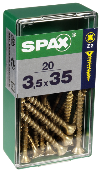 20 Paraf Cp Pozi Bicrom 3.5X35S Spax (14676872)