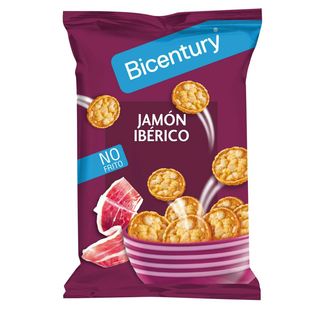 Bicentury Mini Tortitas Sabor Jamón Ibérico 70g (164210)