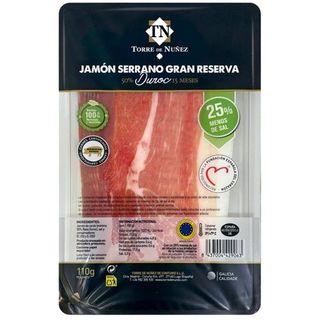 Jamón Serrano Torre De Núñez Raza Duroc 25% Menos De Sal 110 G