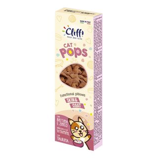 Cliffi cat pops snack functional pillows skin & coat 50g