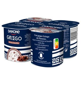 Yogur Danone Griego Stracciatella 4 Uds.