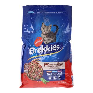 Comida Gato Mix Buey Brekkies Excel 3,5 Kg