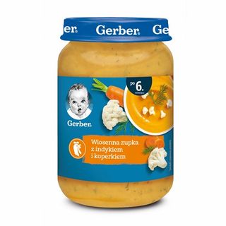 Gerber Wiosenna zupka z indykiem i koperkiem, 190 g