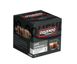 Café Espresso Tueste Natural en Cápsulas Intensidad 8 Oquendo 16 Uds.