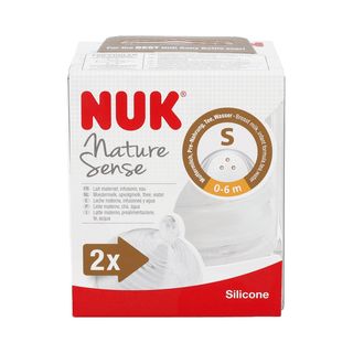 TETINA SILICONA ANTICOLICO NUK NATURE SENSE 1 S 2 TETINAS