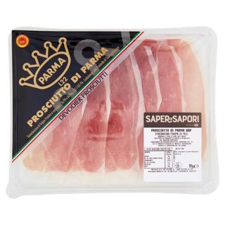 Selex Saper di Sapori Prosciutto Crudo di Parma D.O.P. Stagionatura 20 Mesi a Fette 90 g