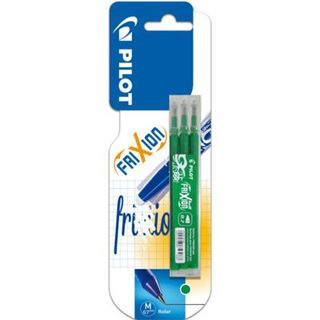 Pack De 3 Recambios Para Bolígrafo Pilot Frixion Ball & Clicker Verde (3131910637776)