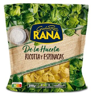 Tortellini Rana Huerta Ricotta Espinacas 250 G