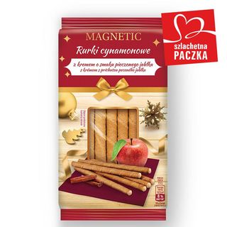 Magnetic Rurki cynamonowe z kremem o smaku pieczonego jabłka 220 g