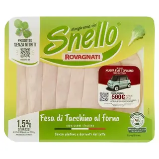 Rovagnati Snello Fesa Di Tacchino Al Forno 0,100 Kg - 146603