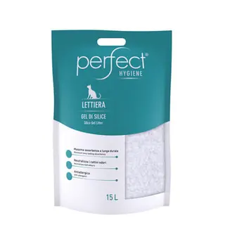 Perfect lettiera in silicio per gatti 15l