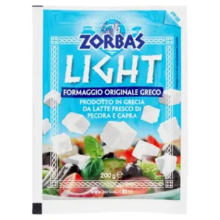Zorbas Light Formaggio Greco 200 g - 8013165060057