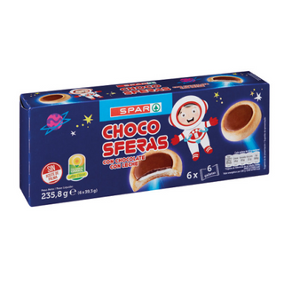 Galletas Spar Recubiertas De Chocolate Y Leche 236Gr