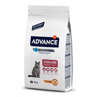 Advance Sterilized +10 Pollo Y Cebada Pienso Para Gatos 1.5Kg